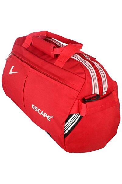 ESCAPE 112 Yeni Sezon Büyük Boy Spor Seyahat Çantası Kırmızı