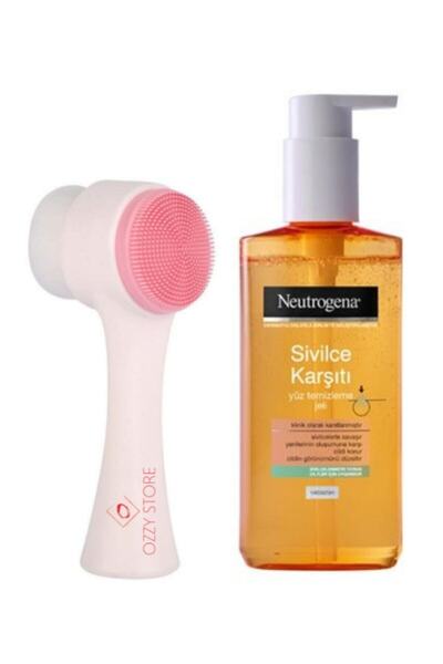 Mardinal Neutrogena Ozzy Store فرشاة تنظيف الوجه وجل غسول الوجه المضاد لحب ال...