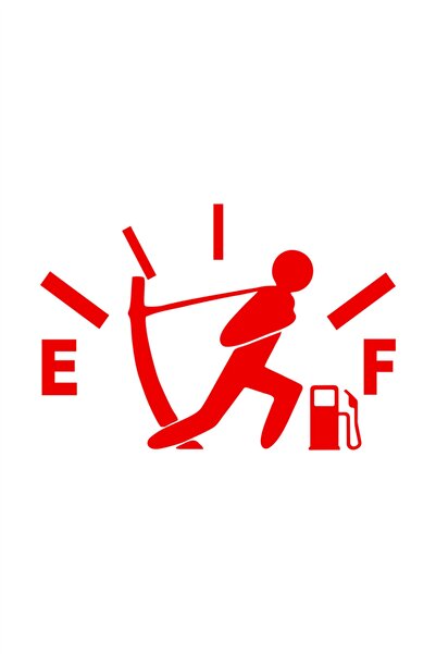 Quart Aksesuar ملصق غطاء خزان الغاز مقاس 13 × 9 سم، ملصق سيارة باللون الأحمر