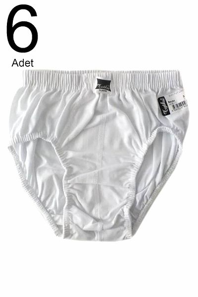Tutku Boy's White Slip Kom Panties