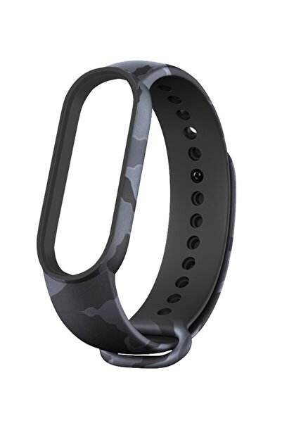 Nezih Case Xiaomi Mi Band 3/4 Akıllı Bileklik Kamuflaj Desenli Silikon Kordon...