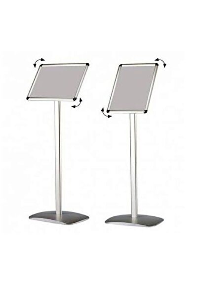PROJENEON A3 42x30cm Ayaklı Alüminyum Yönlendirme Menü Panosu