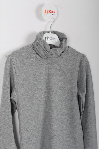 incity Girl's Light Gray Bodysuit