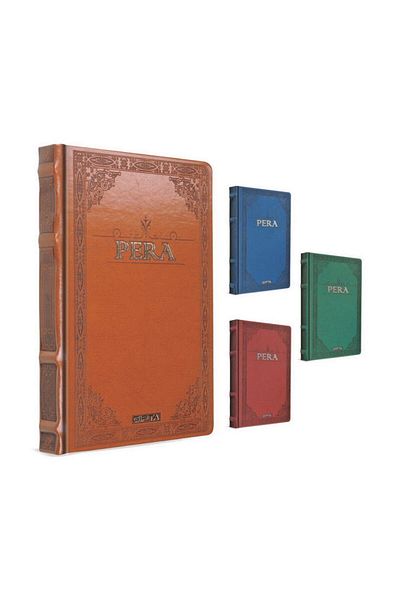 Gıpta Pera 17x24 150 Sheets Unlined Leather Cover Hardcover Notebook