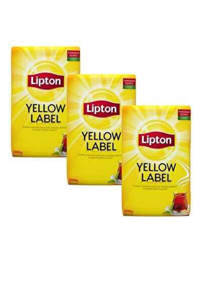 Lipton Yellow Label Bulk Tea 1000 Gr X 3 Pieces