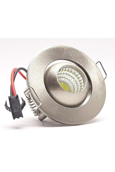 Genel Markalar 3w Günişigı Aliminyüm Kasa Oynar Başlıklı Manda Gözü Spot Lamba 3 Adet