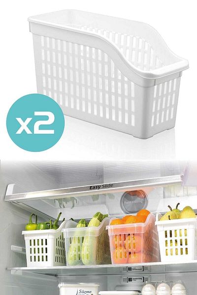 PD-Home 2 Piece Refrigerator Organizer Set