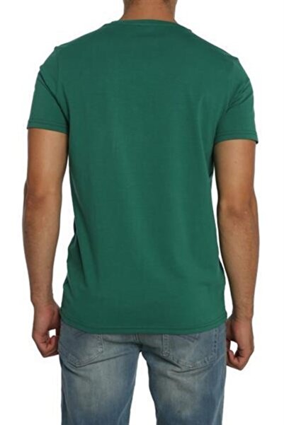 Lee Cooper Kaleb Men's V-Neck T-Shirt - Light Green - S