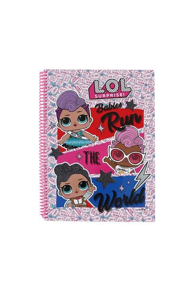 KESKİN COLOR Lol Cardboard Cover Spiral 60yp Lined 14.8x21 Cm Notebook