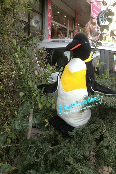 hediyecik 70 Cm Cute Legend Large Size Plush Penguin