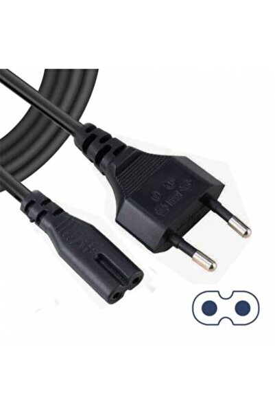 Class Elektrik Fişi 1,5 Metre 220 Volt Işıldak Traş Makinesi Şarj Kablosu Power Güç Kablosu