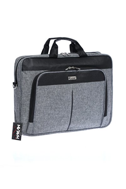 By Hakan Eye 3475 Лаптоп чанта с отделения за документи 17''-18'' Сива