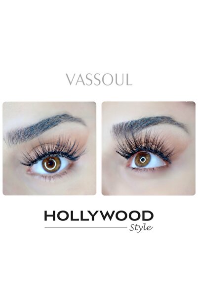 Vassoul Hollywood Takma Ipek Kirpik 100% Handmade Of Premium Korea