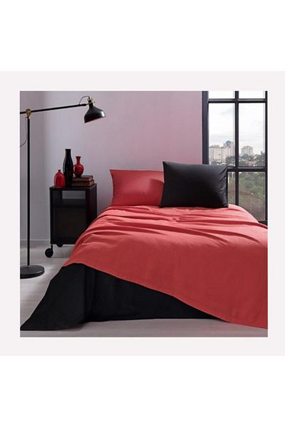 Özdilek Pique Set Single Colormix Red Black