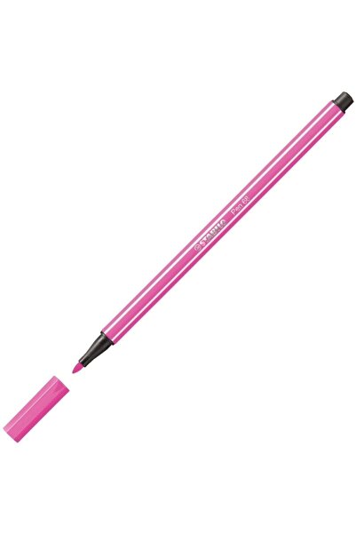 Stabilo 1 mm Phosphorescent Pink Felt Tip Crayons - 68/056