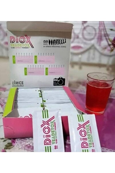 dioxtea Diox Tea 60'lı Detoks Çayı 1 Aylık Detoks Paketi-orijinal Ürün