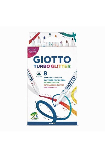 Giotto Marka: 425800 Turbo Glıtter 8 Renk Keçeli Kalem Kategori: Kuru Boya Ka...