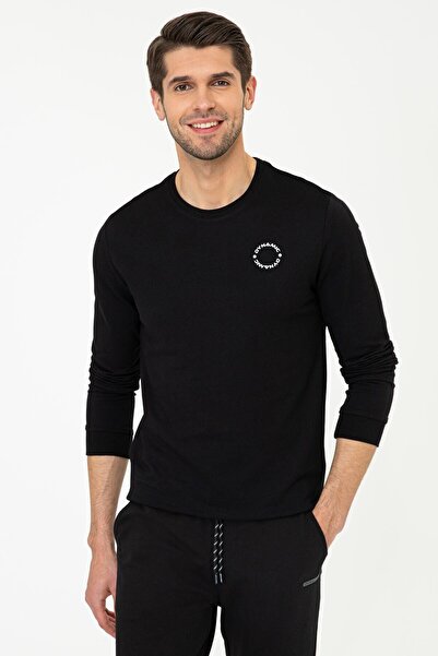 Pierre Cardin Ανδρικό μαύρο φούτερ G021SZ082.0001385138