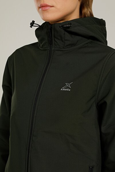 Kinetix Sn909 Basıc Softshell W Haki Kadın Softshell