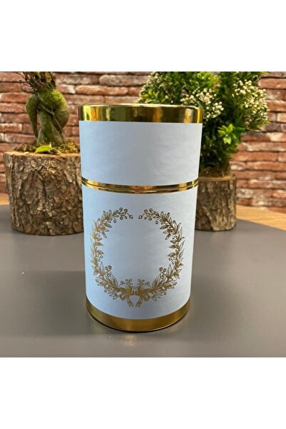 AGH Değerli Hediyeler Mavi Silindir Kutu A-0105