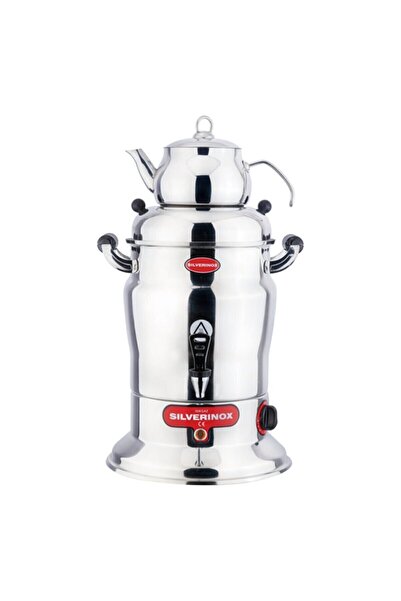 Işıkgaz Silverinox Çay Semaveri 7 Lt. Bir Demlik