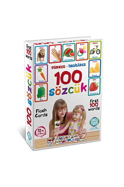 Circle Toys Pedagog Onaylı 100 Sözcük Flash Kartları