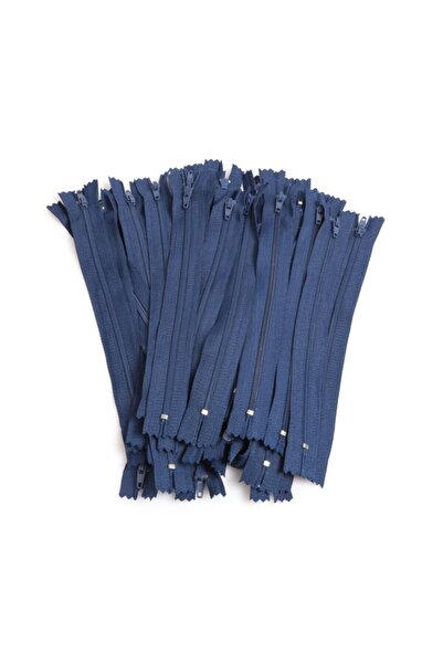 Bayar Kumaş Fermoar bleumarin - 20 cm, 5 bucăți pantaloni