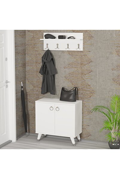 Kalender Dekor Sonia-1 Sn01 Ayakkabılık Vestiyer Portmanto