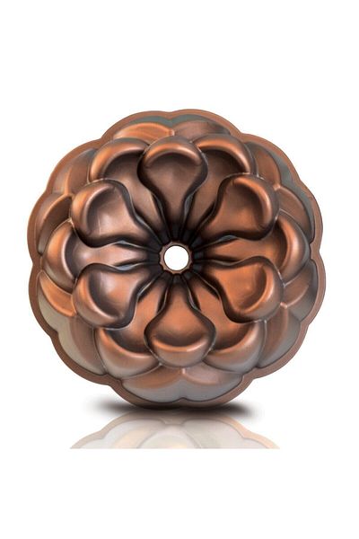 lisa Magnolia Patterned Copper Mold Granite Cast Cake