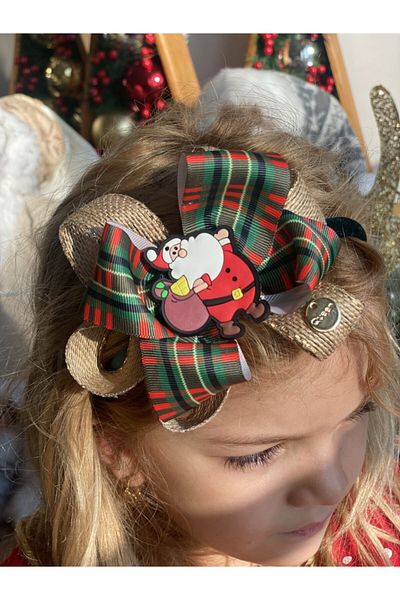 QUEEN AKSESUAR New Year's Eve Special Design Luxury Layered Bow Velvet Luxury Crown Adult Children's Crown