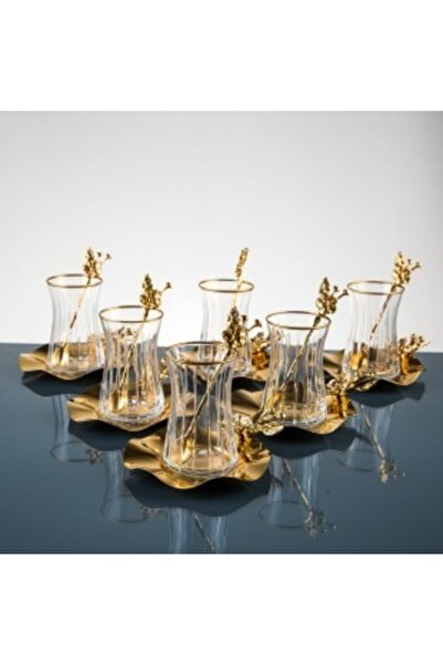 Genel Markalar Japon Güllü Gold Kaplama Çay Takımı