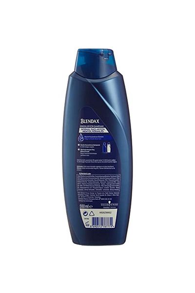 Blendax Brand: Menthol Shampoo for Men, 550 ml Category: Shampoo
