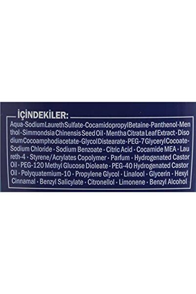 Blendax Marka: Erkekler Için Mentollü Şampuan, 550 Ml Kategori: Şampuan