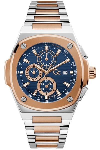 GC GCY99002G7MF Rose Gold Metalik Gri Erkek Kol Saati