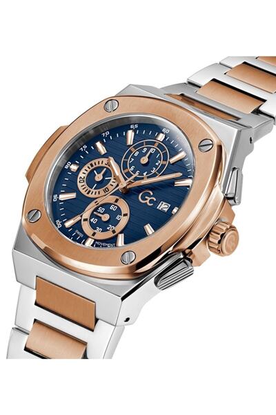 GC GCY99002G7MF Rose Gold Metalik Gri Erkek Kol Saati