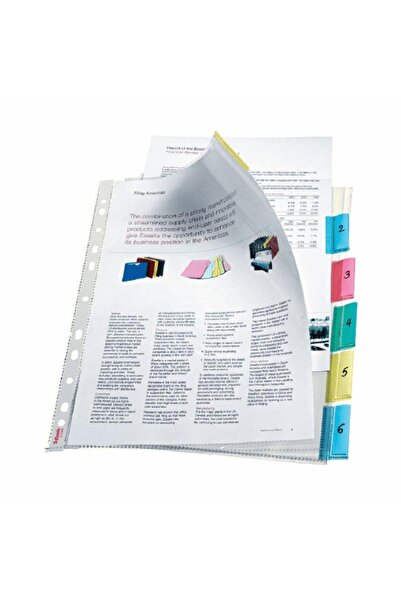 Esselte Marka: 414160 6 Lı Ayraçlı Poşet Dosya Kategori: Dosyalar