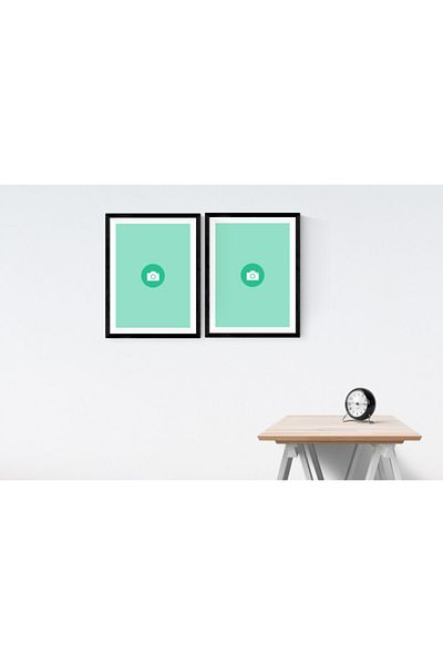 YED Frame Paspartulu 2-Piece 30X42 cm A3 Picture Frame Set for Sizes -