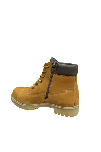 Scooter John May Zippered Nubuck Leather Unisex Boots