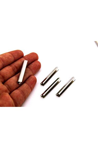 yfhobi 4 Adet- 6x40 Mm Timsah Kapama, Kulpsuz Dişli Sıkıştırma, Kolye Bilekli...