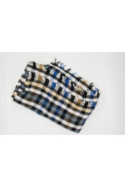 mottomia Valentine's Day Special Fine Textured Multi-Colored Straight Striped Mixed Unisex Shawl