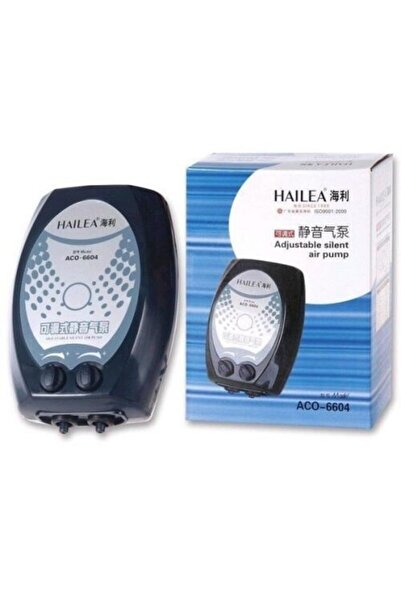 Hailea Aco-6604 Çift Çıkışlı 4w 2x4,5lt./d Akvaryum Hava Motoru