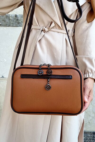 MEGA ÇANTA Dámská taška Crossbody Tan
