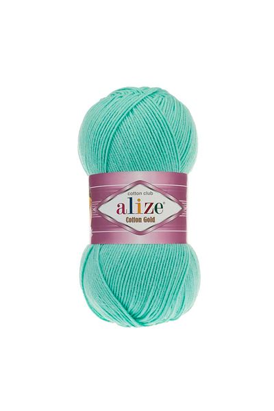 Alize 15 Νήμα πλεξίματος Water Green Cotton Gold