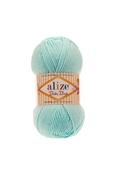 Alize Baby Best Anti-piling Baby Hand Knitting String Water Green 19
