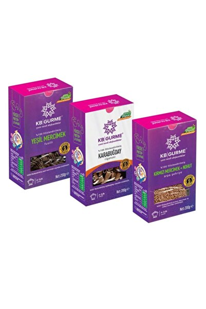 Glutensiz Süper 3 Lü Avantaj Deneme Seti Rig-fus-arpa Şeh. Makarna 200 Gr 3 Adet