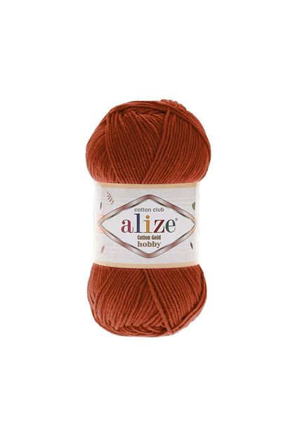 Alize Cotton Gold Hobby Hand Knitting Yarn Tan 036 50 Gr