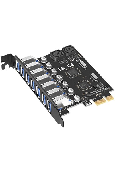 Genel Markalar 4899 Pci-e Express 7 Port Usb 3.0 Kart Hub Çoklayıcı Çoğaltıcı