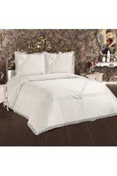 ebrulihome Alfima Home Fransız Güpürlü Yatak Örtüsü