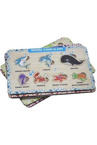 TELSA Sea Animals Creatures Kids Baby Educational Puzzle Game Set