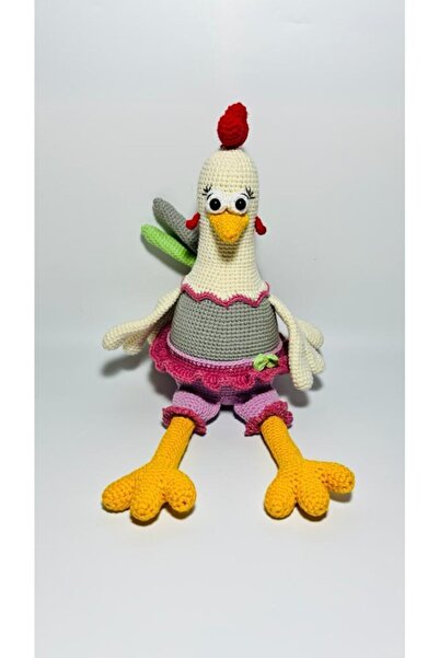 OYUNCAKPARK Haylaz Tavuk Amigurumi Organik Oyuncak